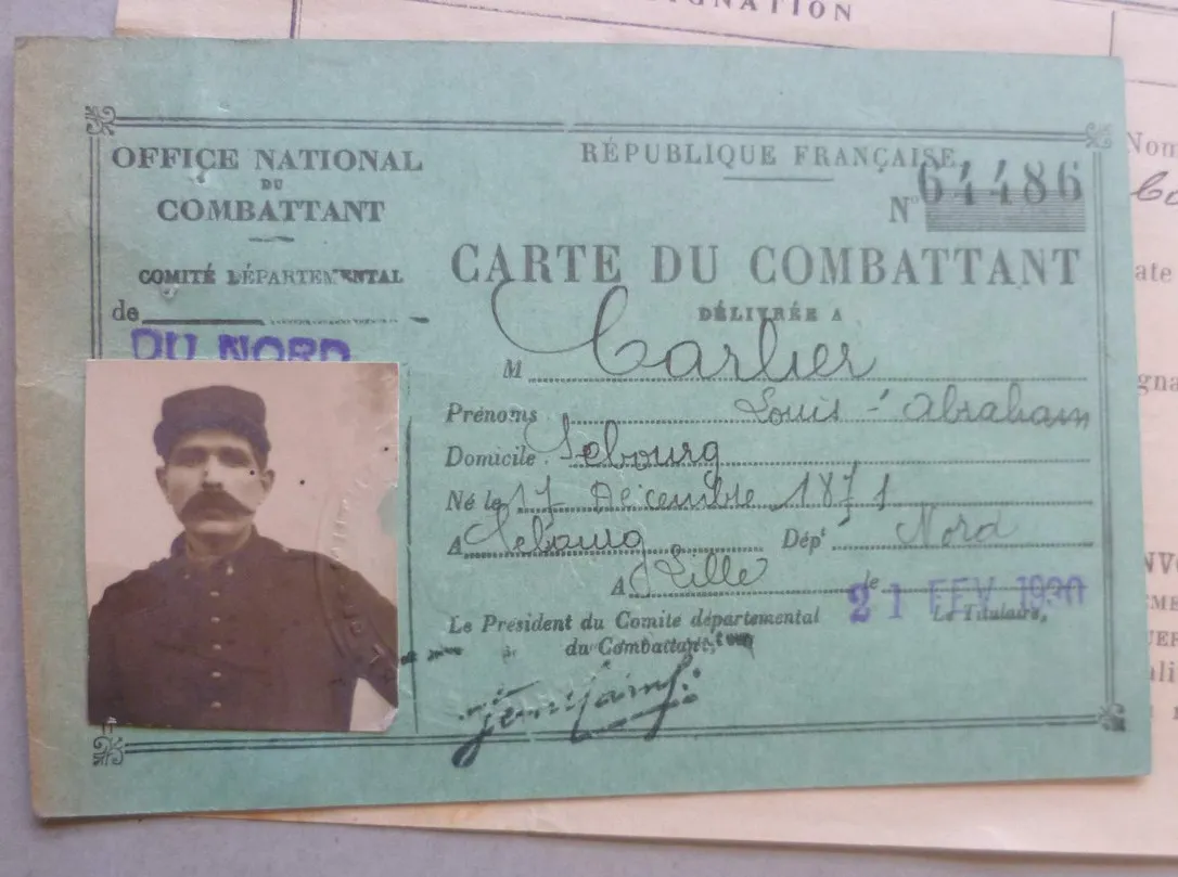 vignette du dossier d'ancien combattant de CARLIER_Louis_Abraham