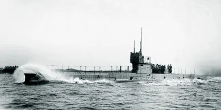 le sous-marin australien HMAS AE1 d'apr&egrave;s l'Australian War Memorial