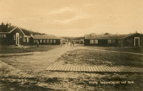 Le lazaret du camp danois de Hald pendant la Premi&egrave;re Guerre Mondiale