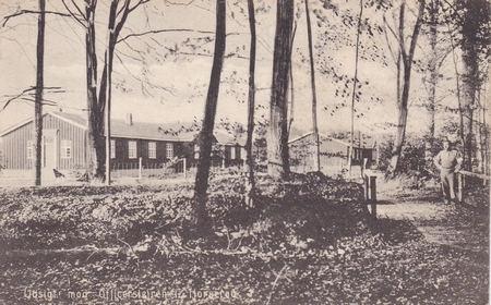 Le camp des officiers à Horserød pendant la Première Guerre Mondiale