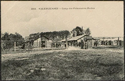 Un camp de prisonniers &agrave; Valenciennes pendant la Grande Guerre