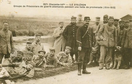 Des prisonniers allemand &agrave; l'&icirc;le d'Oleron pendant la Premi&egrave;re Guerre Mondiale