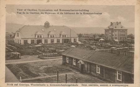 La cantine et la Kommandantur du camp de prisonniers de Friedberg