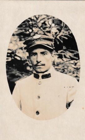 photo du soldat Gabriel HILLAT pendant son séjour dans le camp de prisonniers de Gardelegen
