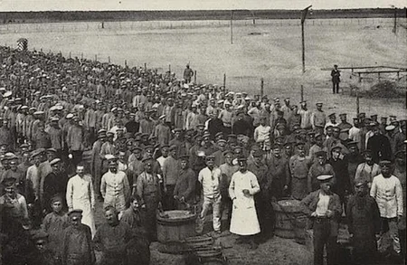 le camp de prisonniers d'Hammerstein dans un ouvrage allemand paru pendant la Premi&egrave;re Guerre Mondiale