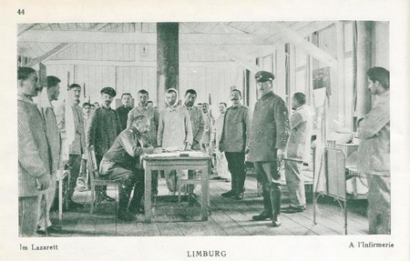 L'infirmerie du camp de Limburg pendant la Grande Guerre