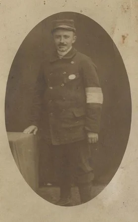 portrait de Emilien Ordonnaud, prisonnier au camp de Limburg