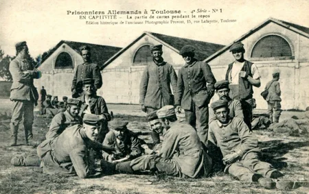 Des prisonniers allemands à Toulouse pendant la Première Guerre Mondiale