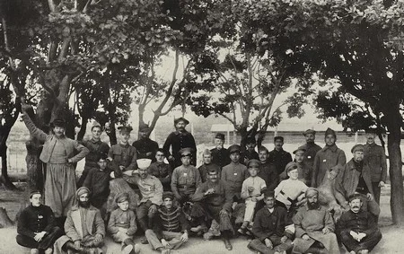 diverses ethnies pr&eacute;sentes au camp de Friedrichsfeld pendant la Premi&egrave;re Guerre Mondiale