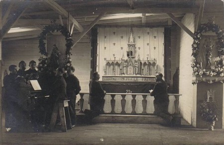 une chapelle dans le camp de prisonniers de Friedrichsfeld