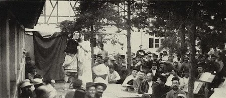 Concert et th&eacute;&acirc;tre &agrave; l'h&ocirc;pital du camp de prisonniers de Grafenw&ouml;hr pendant la Grande Guerre
