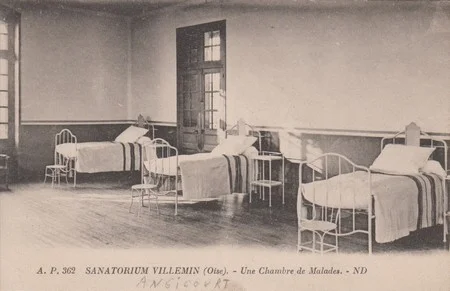 L'h&ocirc;pital compl&eacute;mentaire n&deg;104 install&eacute; au sanatorium Villemin pendant la