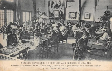 le cercle militaire de l'h&ocirc;pital auxiliaire n&deg;34 de F&eacute;camp