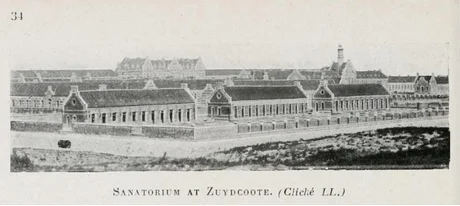 Une vue du sanatorium de Zuydcoote