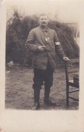 Alfred LEGRAND &agrave; Minden (recto d'une carte postale)