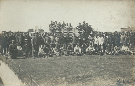 le camp de prisonnier de Münster pendant la Première Guerre Mondiale