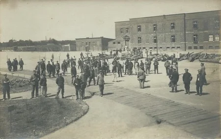 le camp de prisonnier de M&uuml;nster pendant la Grande Guerre