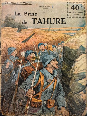La prise de Tahure dessinée par Léon Groc