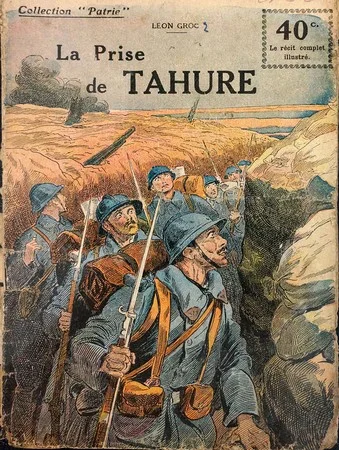 La prise de Tahure dessin&eacute;e par L&eacute;on Groc