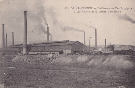 Les aciéries de Saint-Etienne au Marais