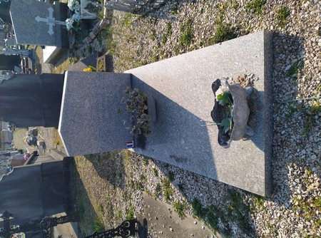 Tombe du soldat Augustin DEVEMY au cimetière de Marly