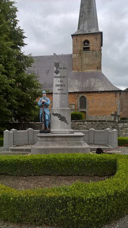 le Monument aux Morts de Grand-Fayt dans l'Avesnois