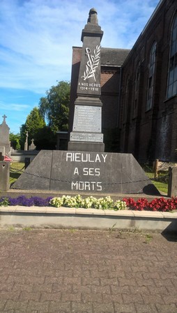 Le monument aux morts de Rieulay