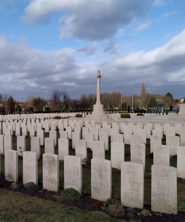 Carré militaire anglais du cimetière Saint-Roch à Valenciennes